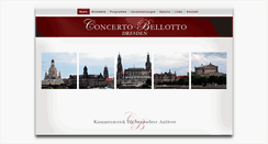 Desktop Screenshot of concerto-bellotto.de